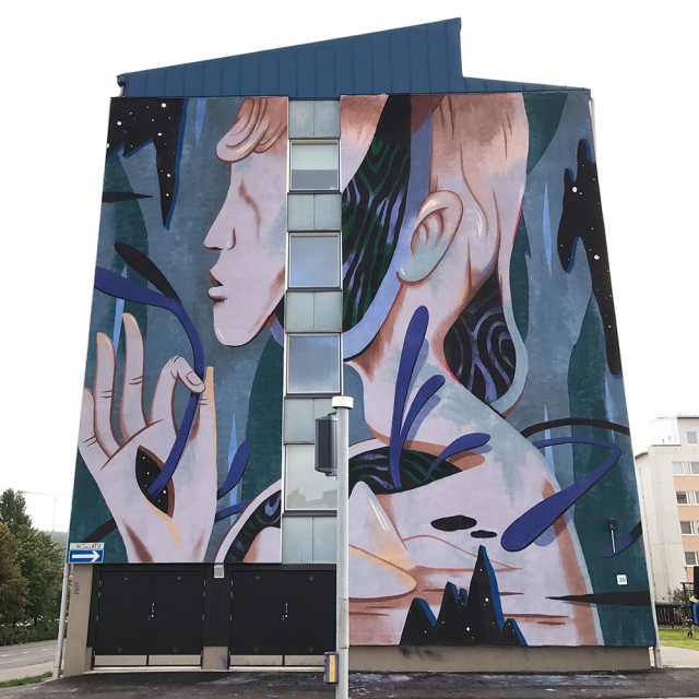 Cosmopola - Andrea Wan - Vessel Mural, Finland