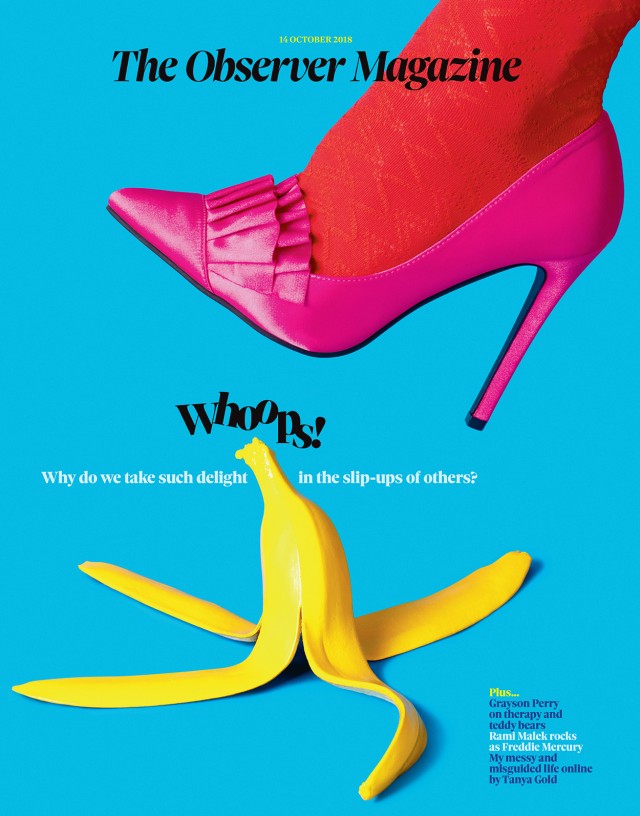 Cosmopola - Ilka & Franz - Cover Observer Magazine, Why do we take such a delight in the slip ups of others?