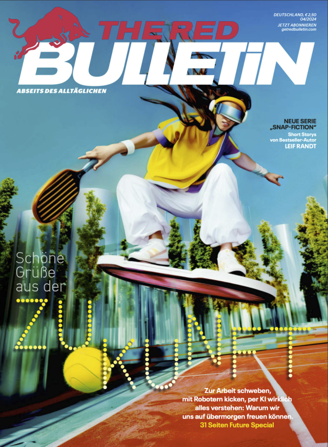 Cosmopola - Norman Konrad - RED BULLETIN cover with AI