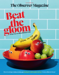 Cosmopola - Ilka & Franz - Beat the gloom - The Observer Magazine cover by Ilka & Franz