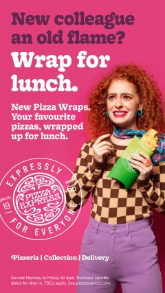 Cosmopola - Ilka & Franz - Pizza Express - Wrap for Lunch